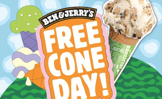 Celebrate Free Cone Day with Ben & Jerry’s